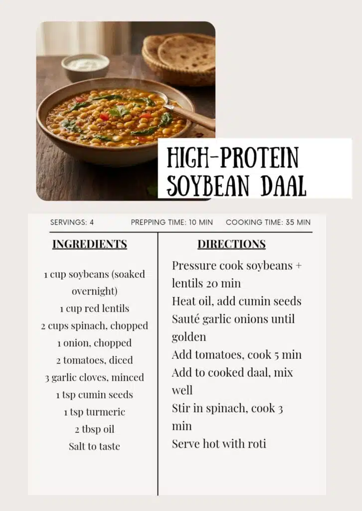 Sweet potato and mushroom curry cooked with spinach, onions, and coconut milk, served as a biotin-rich vegan dish for hair nourishment.